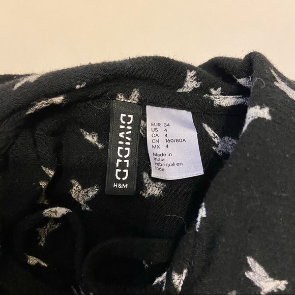 Divided Long Sleeve Blouse - Picture 3 of 3